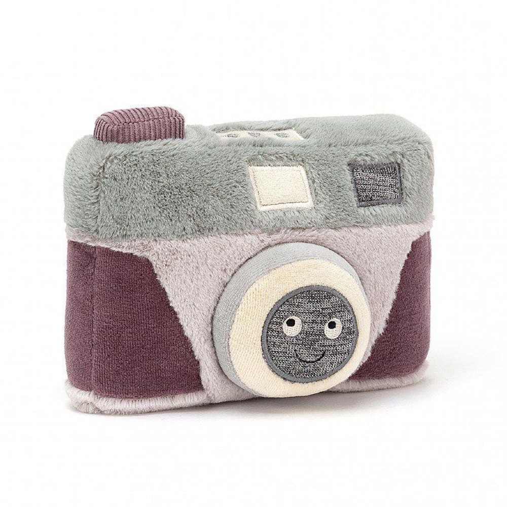 Jellycat London Wiggedy Camera Plushie Crinkles Working Sound Retired 2021 w/Bag